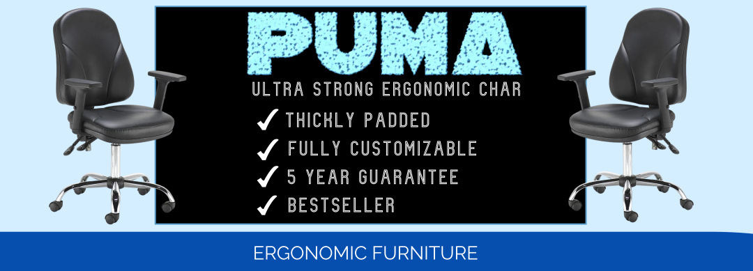 Puma Leather Look Ergonomic Chair from J MAC IT & Office Solutions